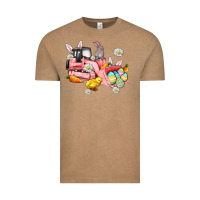 Vintage Coffee easter excavator Vintage Tee - AdoDesignShop