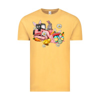 Vintage Mustard easter excavator Vintage Tee - AdoDesignShop
