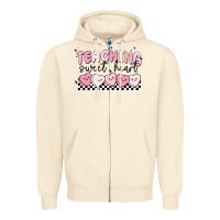 Sandshell teaching sweetheart Zipper Hoodie - MaliasSmallBusiness