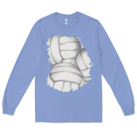 Colony Blue 2 volleyball patch Long Sleeve Tee - AdoDesignShop