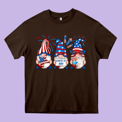 Heavy Core Tee fourth of july gnomes