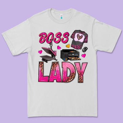 Boss Lady Premium Tee Designed By Texasbilliewilder