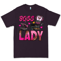 Plum boss lady Premium Tee - texasbilliewilder