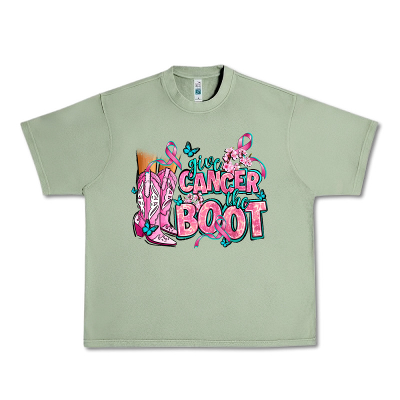 Give The Cancer Boot Urban Heavy Tee by AdoDesignShop | Teevron
