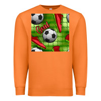 Carrot soccer shoes goal seamless pattern Premium Sweatshirt - BundleAndBundleShop