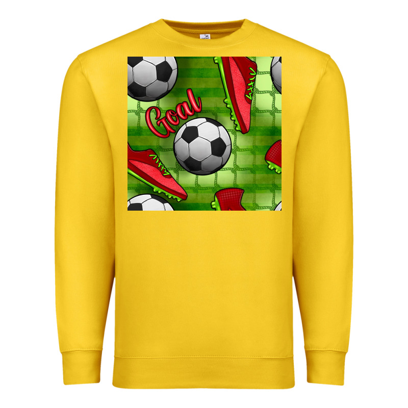 Soccer Shoes Goal Seamless Pattern Premium Sweatshirt by BundleAndBundleShop | Teevron