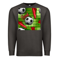 Smoke soccer shoes goal seamless pattern Premium Sweatshirt - BundleAndBundleShop
