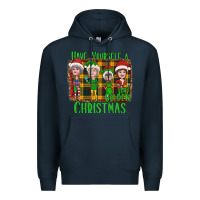 Navy Have Yourself a Very Golden Christmas Premium Hoodie - Bettercallsaul