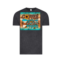 Vintage Black coffee gives me teacher powers Vintage Tee - JahusDesignShop
