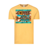 Vintage Mustard coffee gives me teacher powers Vintage Tee - JahusDesignShop