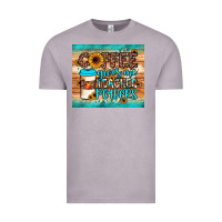 Vintage Zinc coffee gives me teacher powers Vintage Tee - JahusDesignShop