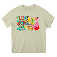 Mossy float drink tan repeat Heavy Core Tee - RanaPortraitStore