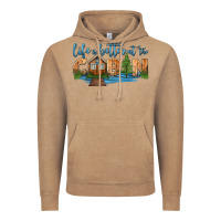 Vintage Coffee life is better at the cabin Vintage Hoodie - HRA Design Shop