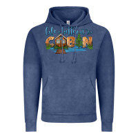 Vintage Denim life is better at the cabin Vintage Hoodie - HRA Design Shop