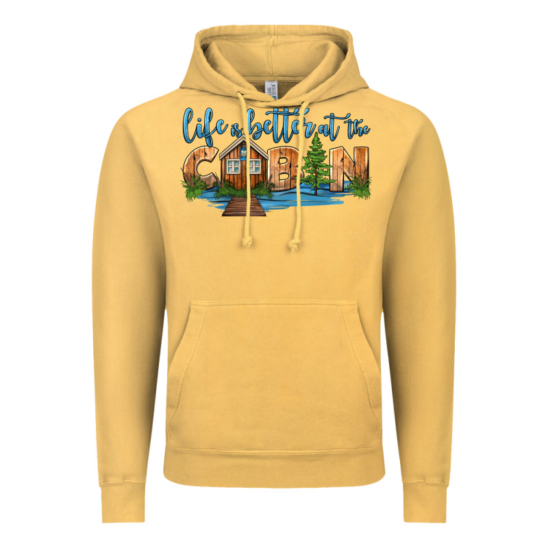 Life Is Better At The Cabin Vintage Hoodie by HRA Design Shop | Teevron