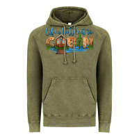 Vintage Olive life is better at the cabin Vintage Hoodie - HRA Design Shop