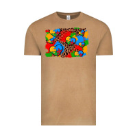 Vintage Camel autism heart background Vintage Tee - AdoDesignShop