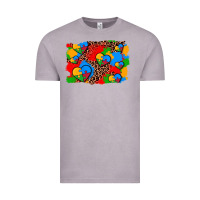 Vintage Zinc autism heart background Vintage Tee - AdoDesignShop