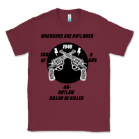 Burgundy Guns - When guns are outlawed I'll be outlaw Classic Tee - Bettercallsaul