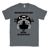 Charcoal Heather Guns - When guns are outlawed I'll be outlaw Classic Tee - Bettercallsaul