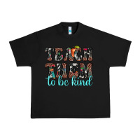 Black teach them to be kind Urban Heavy Tee - JahusDesignShop