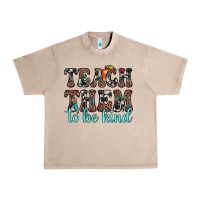 French Oak teach them to be kind Urban Heavy Tee - JahusDesignShop