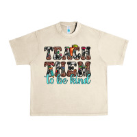 Sandshell teach them to be kind Urban Heavy Tee - JahusDesignShop
