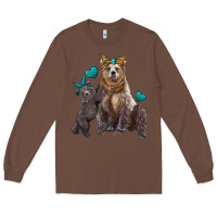 Chestnut mama bear and baby bear Long Sleeve Tee - Artiststas