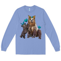 Colony Blue mama bear and baby bear Long Sleeve Tee - Artiststas