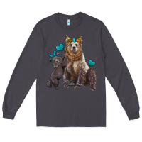 Smoke mama bear and baby bear Long Sleeve Tee - Artiststas