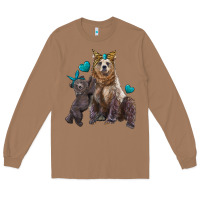 Toasted Coconut mama bear and baby bear Long Sleeve Tee - Artiststas