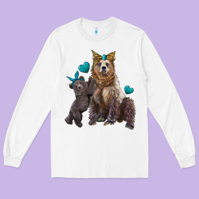 Mama Bear And Baby Bear Long Sleeve Tee Designed By Artiststas