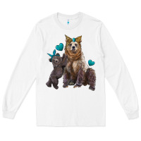 White mama bear and baby bear Long Sleeve Tee - Artiststas