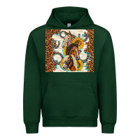 Forest Green horses with sunflowers Urban Hoodie - TumblerDesignByShophia