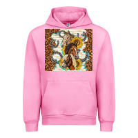 Fuchsia Pink horses with sunflowers Urban Hoodie - TumblerDesignByShophia