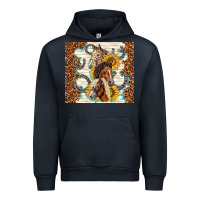 Navy horses with sunflowers Urban Hoodie - TumblerDesignByShophia