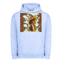 Pigment Grape Ice horses with sunflowers Urban Hoodie - TumblerDesignByShophia