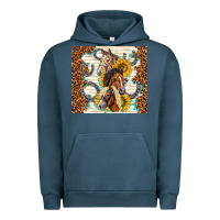 Pigment Midnight Navy horses with sunflowers Urban Hoodie - TumblerDesignByShophia