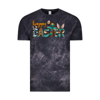 Cloud Black western happy easter Vintage Tee - AdoDesignShop