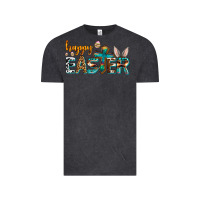 Vintage Black western happy easter Vintage Tee - AdoDesignShop