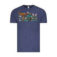 Vintage Denim western happy easter Vintage Tee - AdoDesignShop