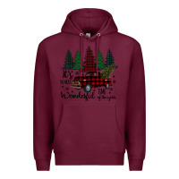 Burgundy It s The Most Wonderful Time Of The Year Premium Hoodie - Bettercallsaul