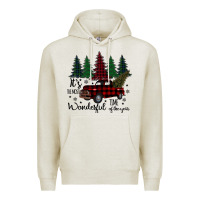 Oatmeal Heather It s The Most Wonderful Time Of The Year Premium Hoodie - Bettercallsaul