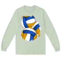 Matcha volleyball patch Long Sleeve Tee - AdoDesignShop