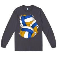 Smoke volleyball patch Long Sleeve Tee - AdoDesignShop