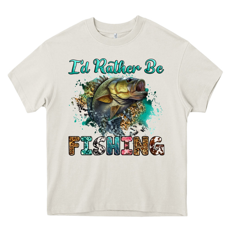 I'd Rather Be Fishing Heavy Core Tee by RanaPortraitStore | Teevron