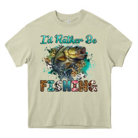 Mossy i'd rather be fishing Heavy Core Tee - RanaPortraitStore