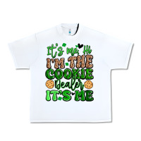 White it's me hi i'm the cookie dealer it's me girl scou Urban Heavy Tee - Artiststas
