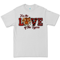 Dove Grey for the love of the tigers red Premium Tee - RanaPortraitStore