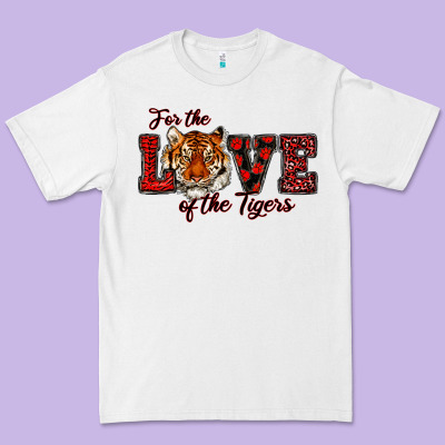 Premium Tee for the love of the tigers red